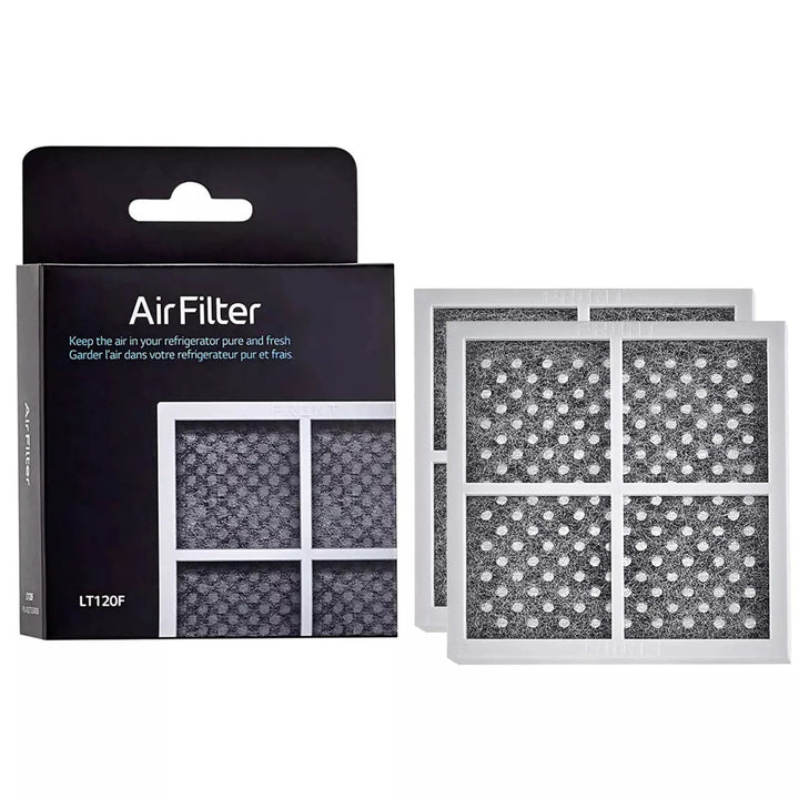 2 pack Blue Ripple Replacement For LG LT120F Refrigerator Air Filter