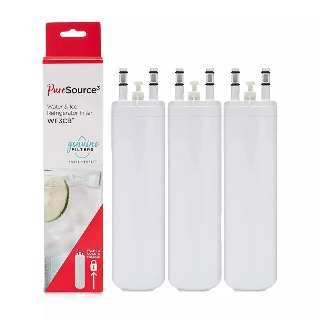 3 Pack Compatible Replacement For Frigidaire WF3CB PureSource 3 Refrigerator Water Filter