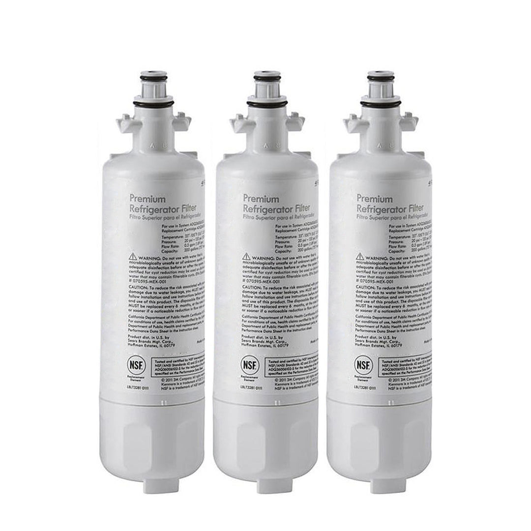 Blue Ripple Replacement For Kеnmore 9690, 46-9690 Refrigerator Water Filter, 3 Pack