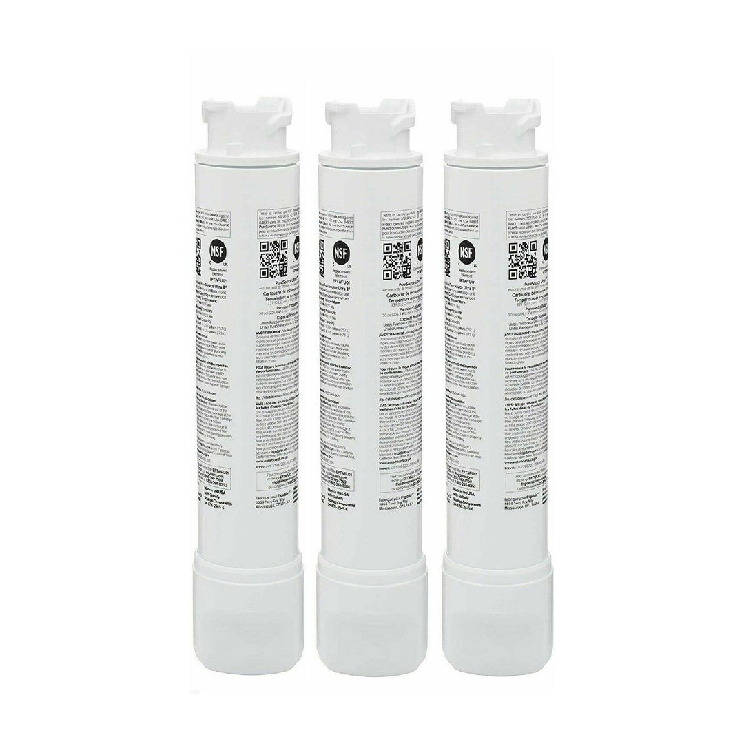 Blue Ripple Replacement For Frigidaire EPTWFU01 Pure Source Ultra II Refrigerator Water Filter, 3 Pack