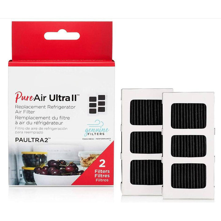 2 pack Frigidaire PureAir Ultra II PAULTRA2 Replacement Refrigerator Air Filter