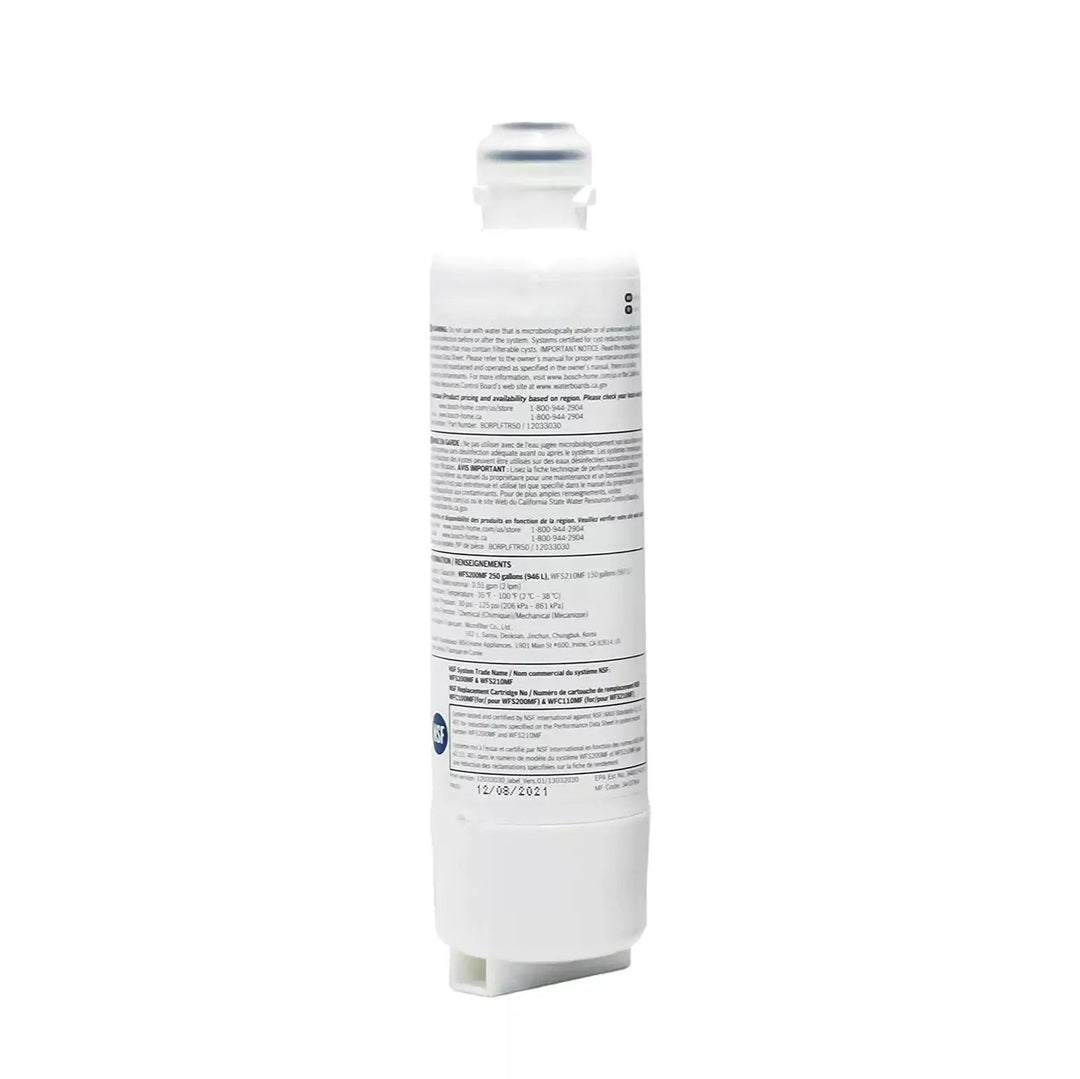 2 pack Blue Ripple Replacement For Bosch Ultra Clarity Pro Water Filter (BORPLFTR50)