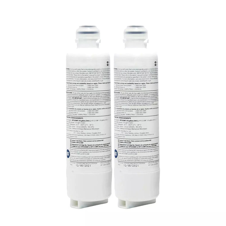 2 pack Blue Ripple Replacement For Bosch Ultra Clarity Pro Water Filter (BORPLFTR50)